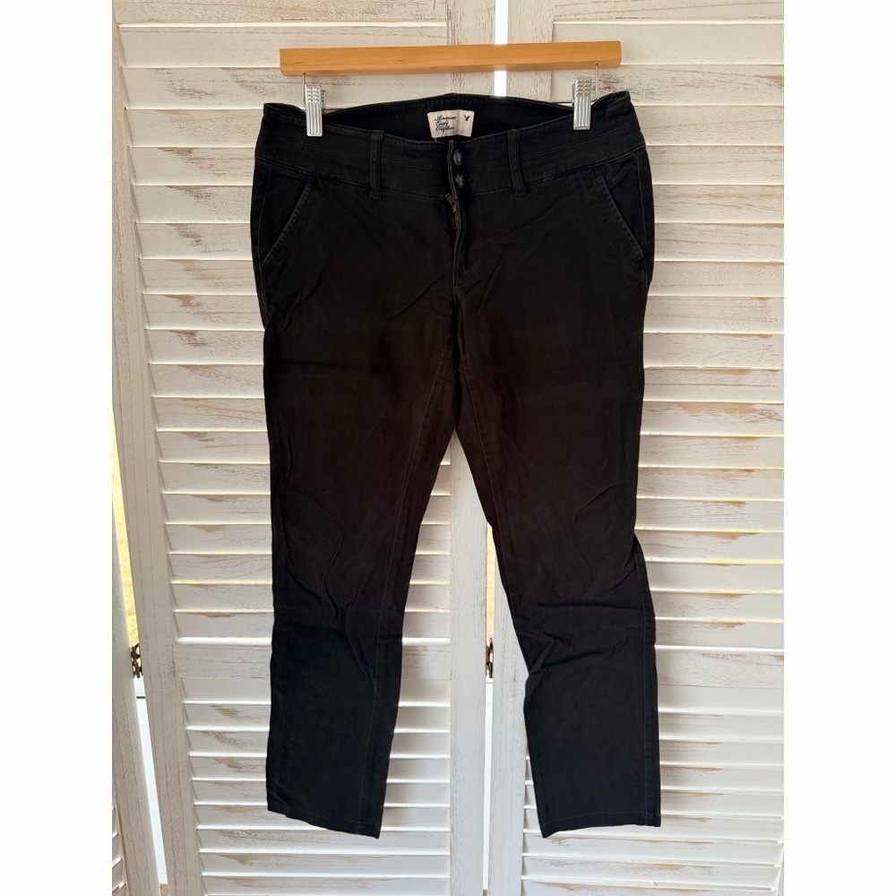 American Eagle | Skinny Trouser Khaki Twill Pants